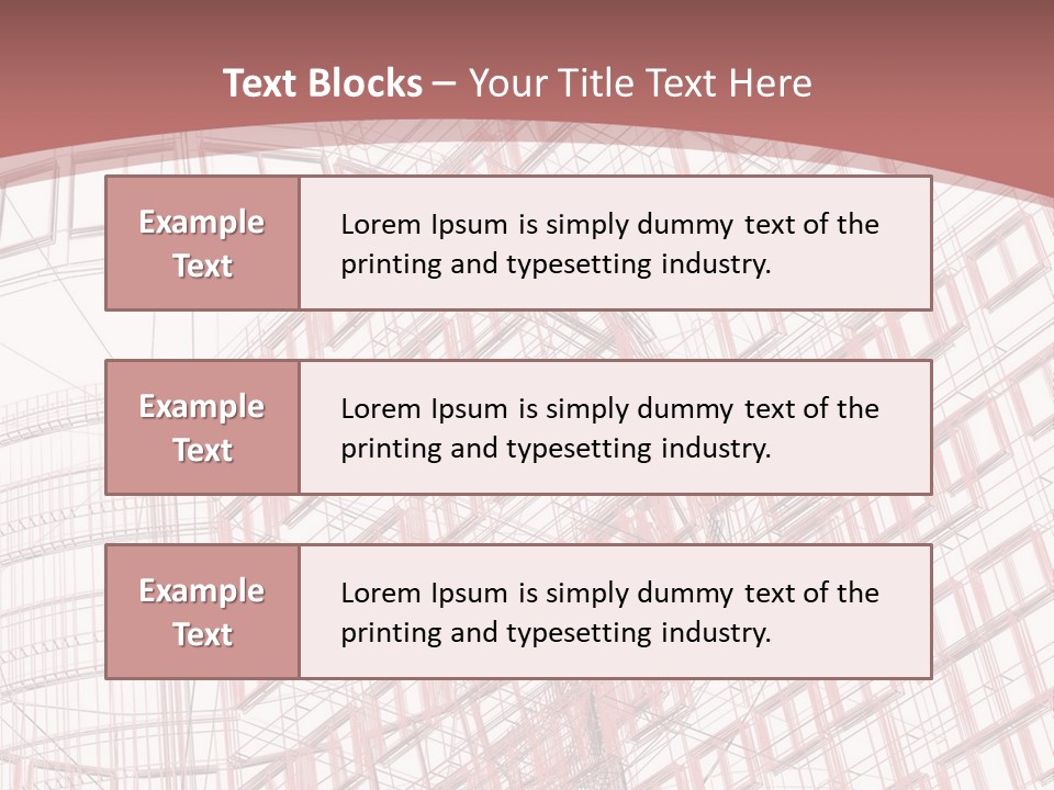 City Tall Square PowerPoint Template