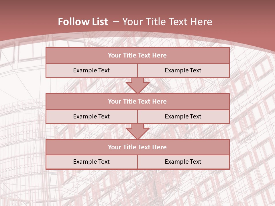 City Tall Square PowerPoint Template