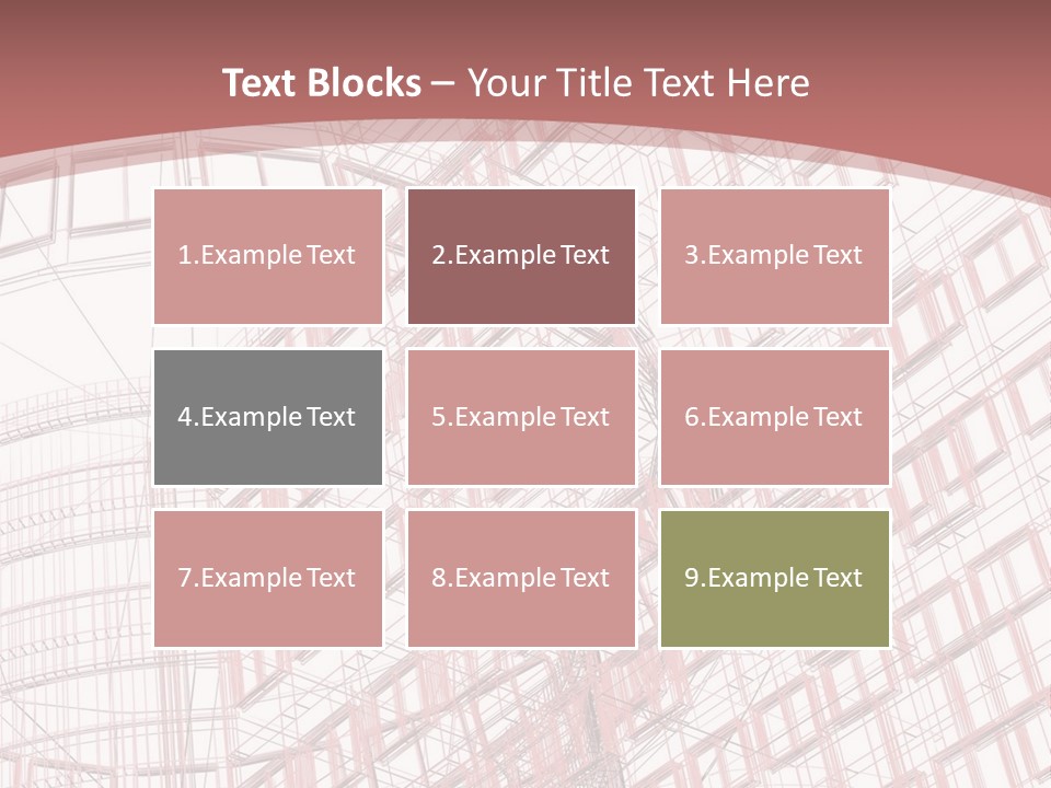City Tall Square PowerPoint Template