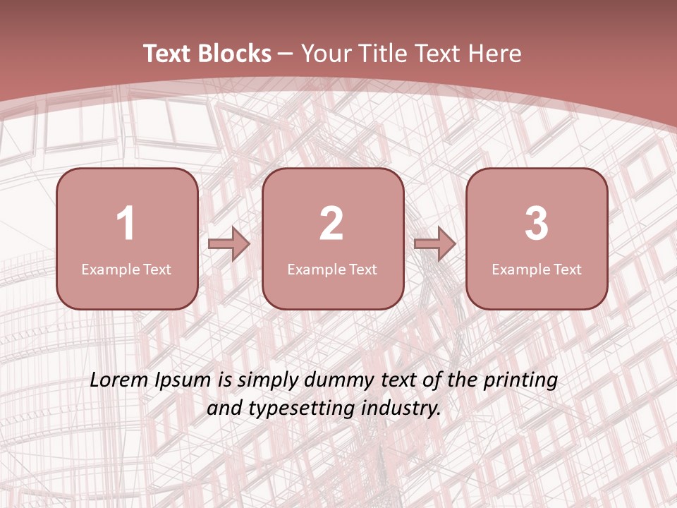 City Tall Square PowerPoint Template
