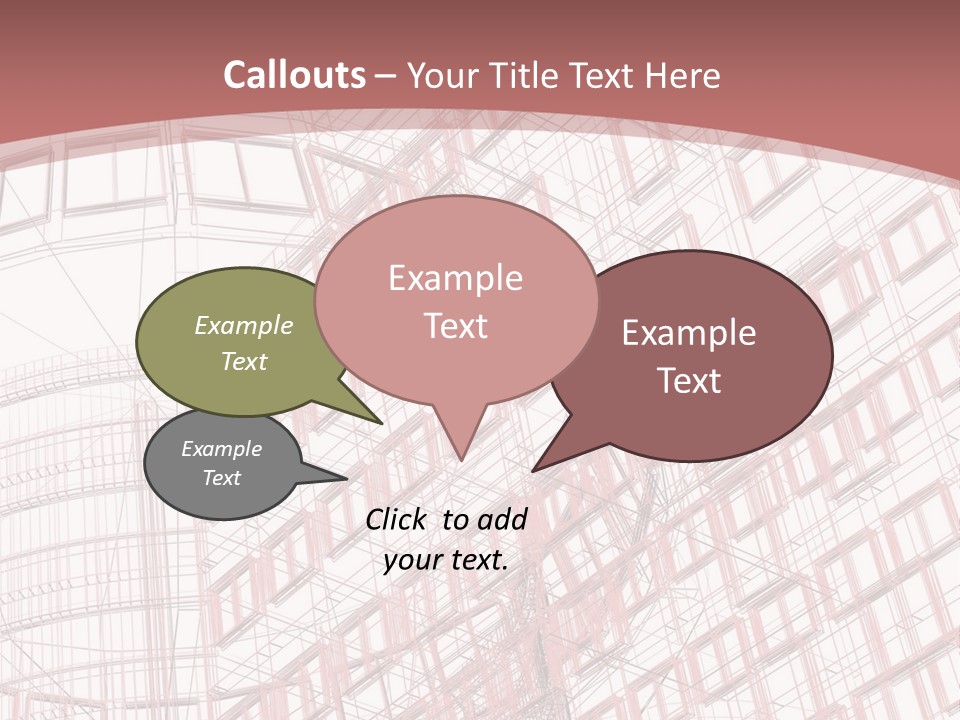 City Tall Square PowerPoint Template