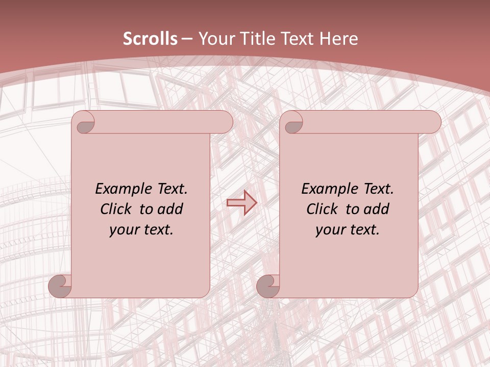 City Tall Square PowerPoint Template