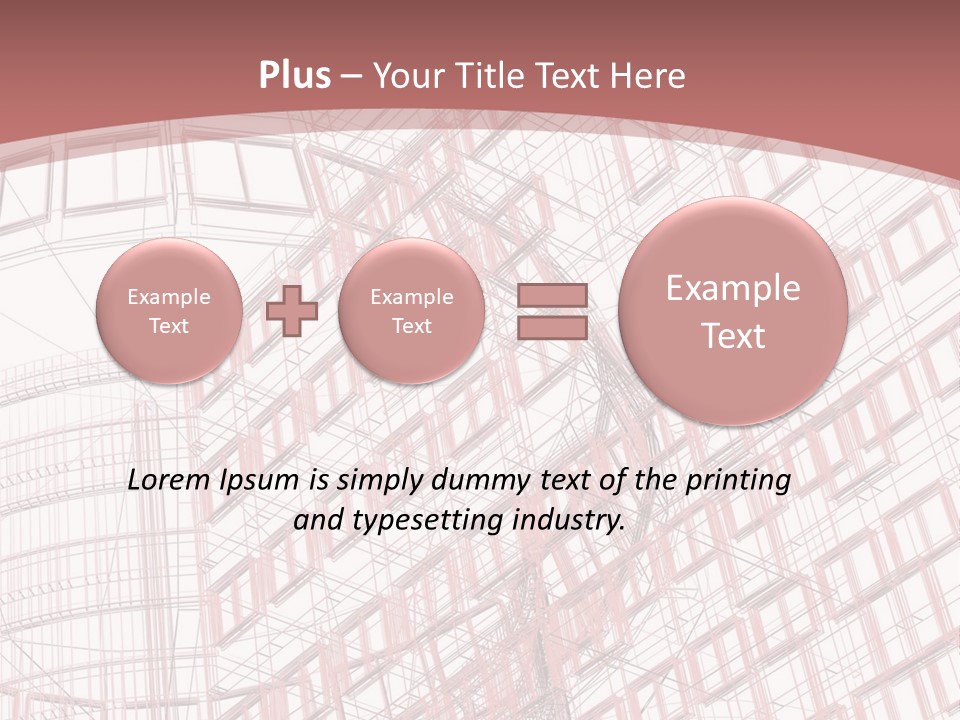 City Tall Square PowerPoint Template