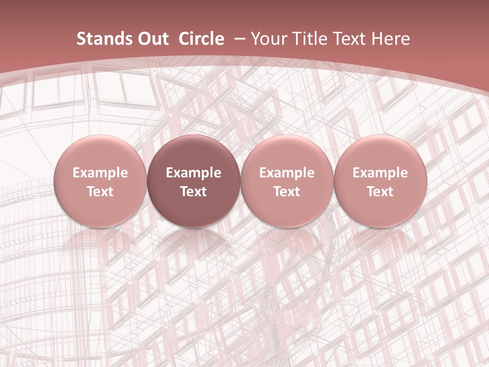 City Tall Square PowerPoint Template