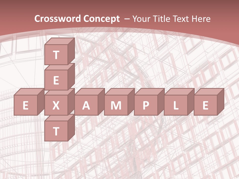 City Tall Square PowerPoint Template