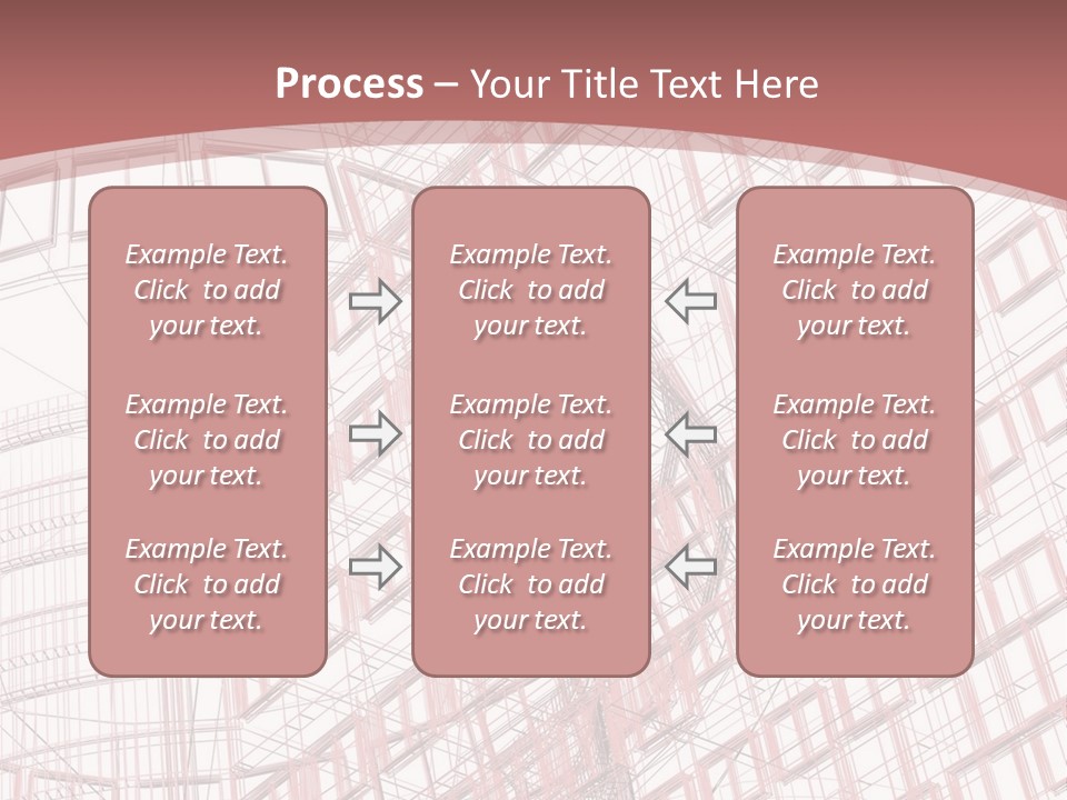 City Tall Square PowerPoint Template