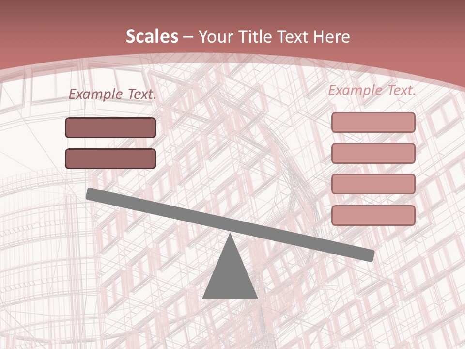 City Tall Square PowerPoint Template