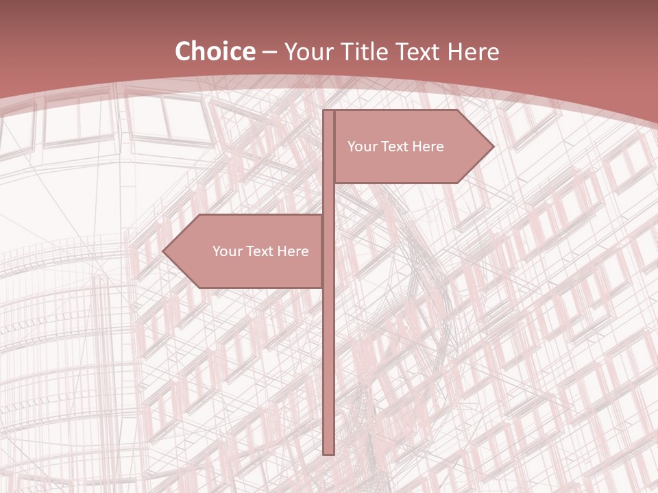 City Tall Square PowerPoint Template