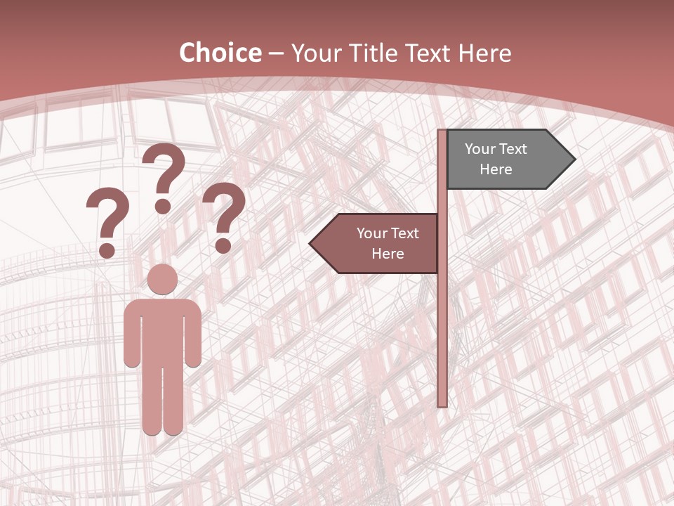 City Tall Square PowerPoint Template