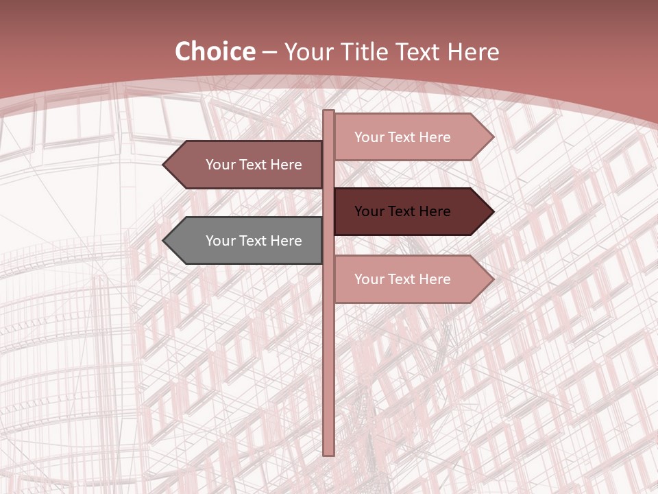 City Tall Square PowerPoint Template