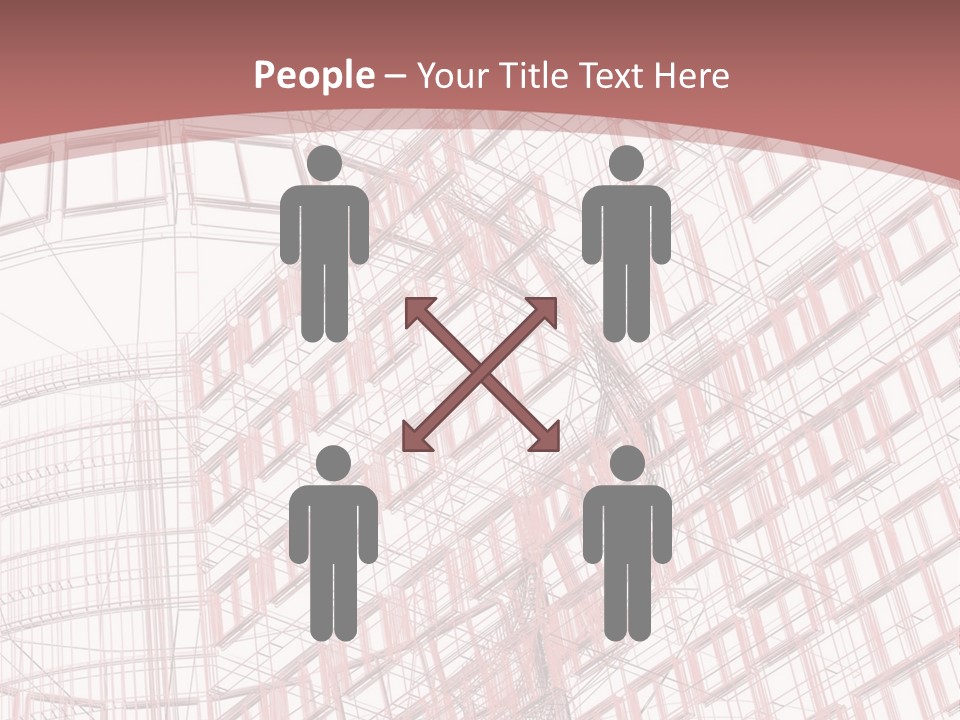 City Tall Square PowerPoint Template