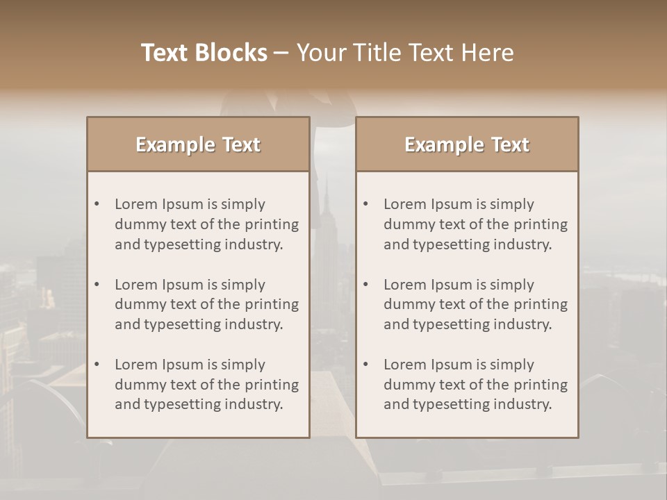 Building Usa Watch PowerPoint Template