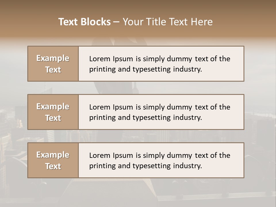 Building Usa Watch PowerPoint Template