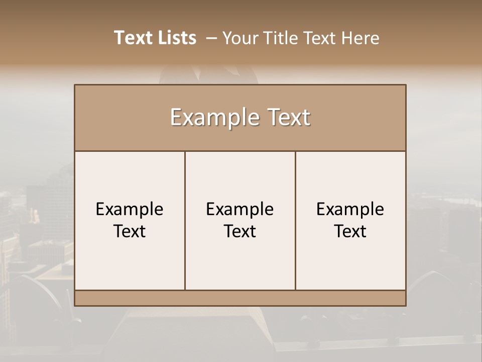 Building Usa Watch PowerPoint Template
