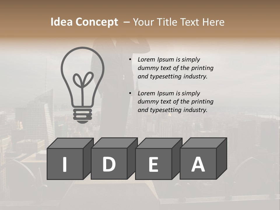 Building Usa Watch PowerPoint Template