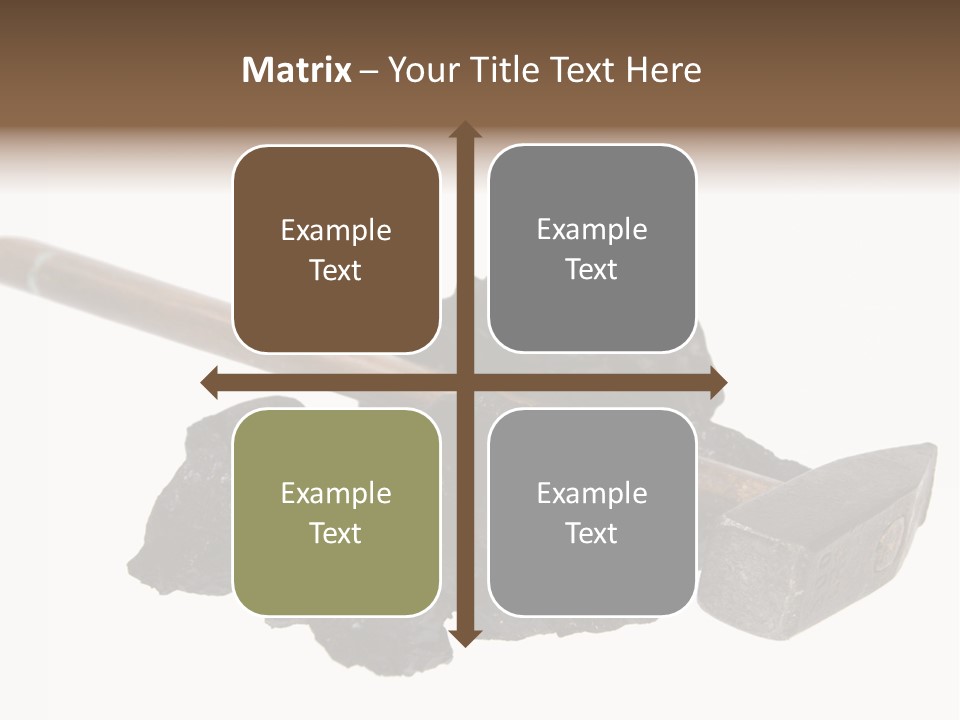 Mine Carbon Fuel PowerPoint Template