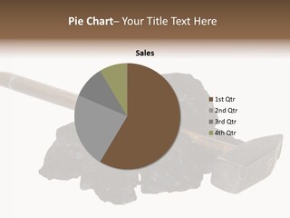 Mine Carbon Fuel PowerPoint Template