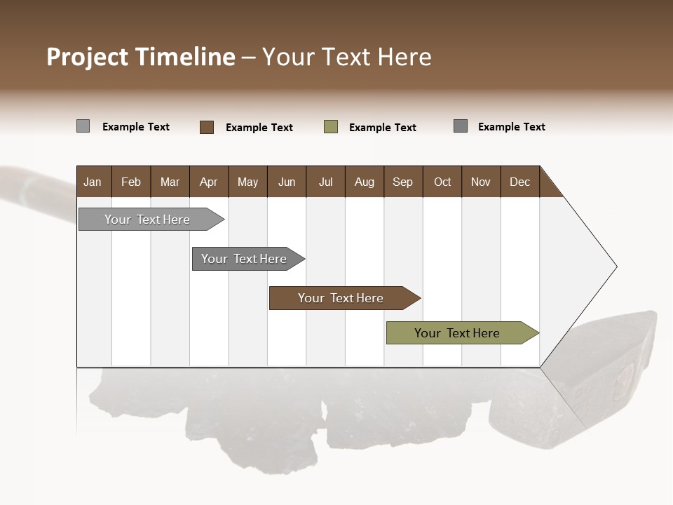 Mine Carbon Fuel PowerPoint Template