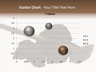 Mine Carbon Fuel PowerPoint Template