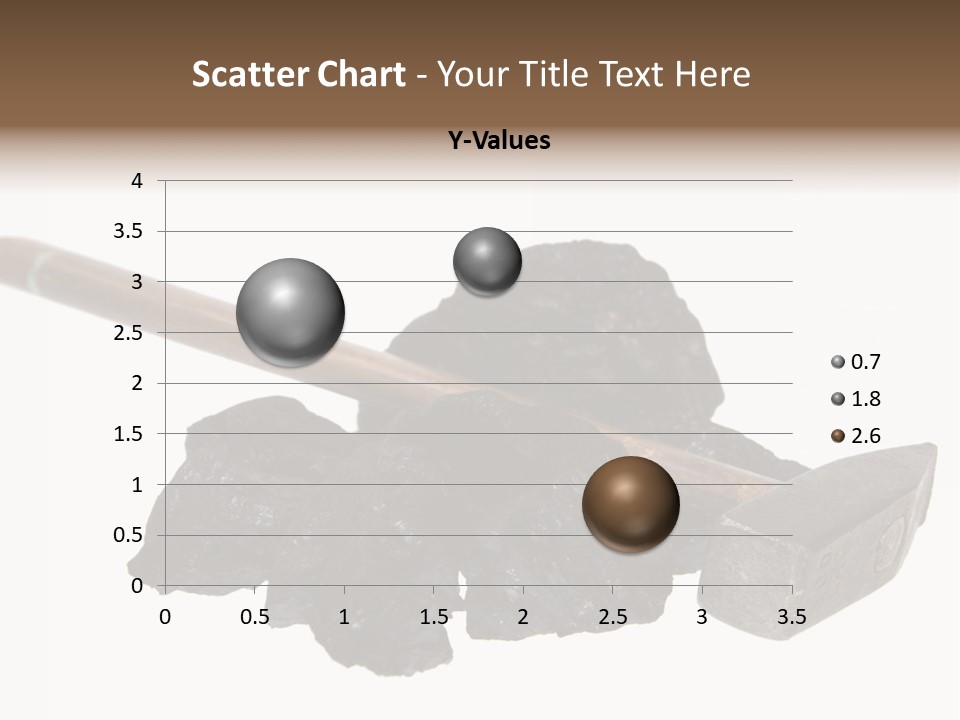 Mine Carbon Fuel PowerPoint Template