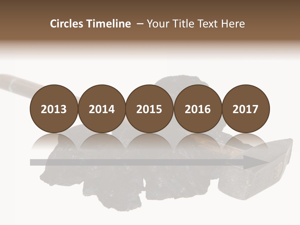 Mine Carbon Fuel PowerPoint Template