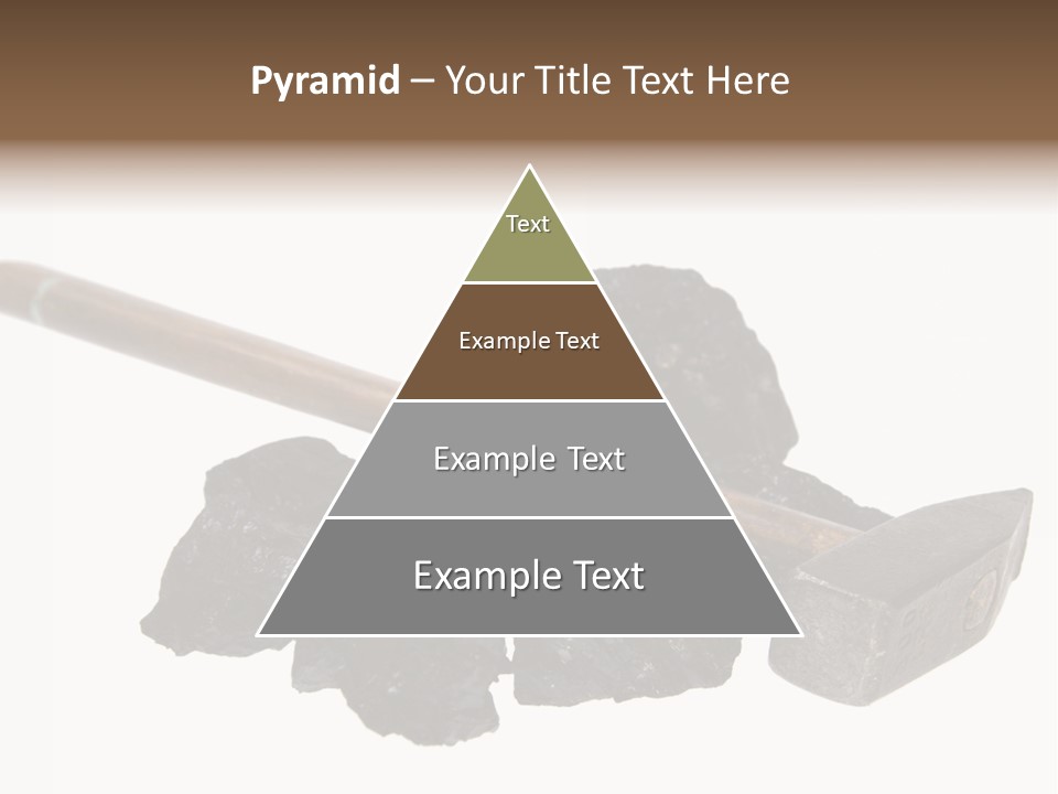 Mine Carbon Fuel PowerPoint Template