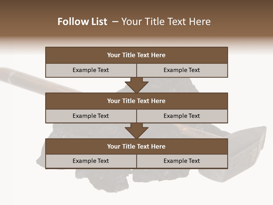 Mine Carbon Fuel PowerPoint Template