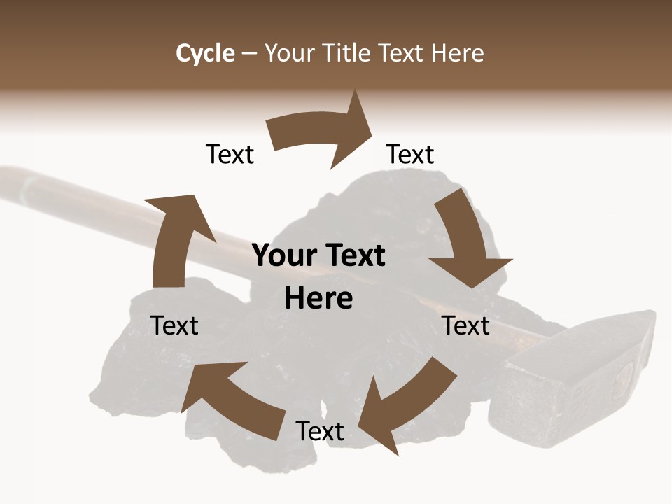 Mine Carbon Fuel PowerPoint Template