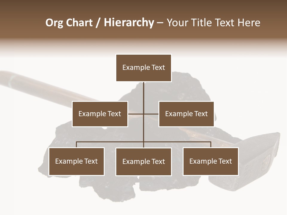 Mine Carbon Fuel PowerPoint Template