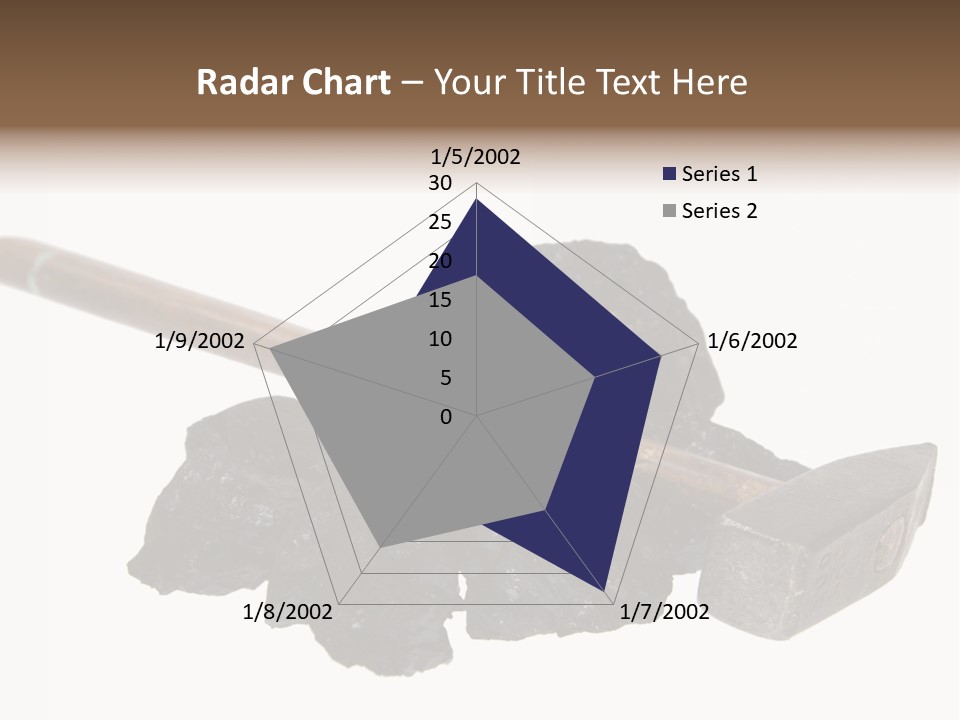Mine Carbon Fuel PowerPoint Template