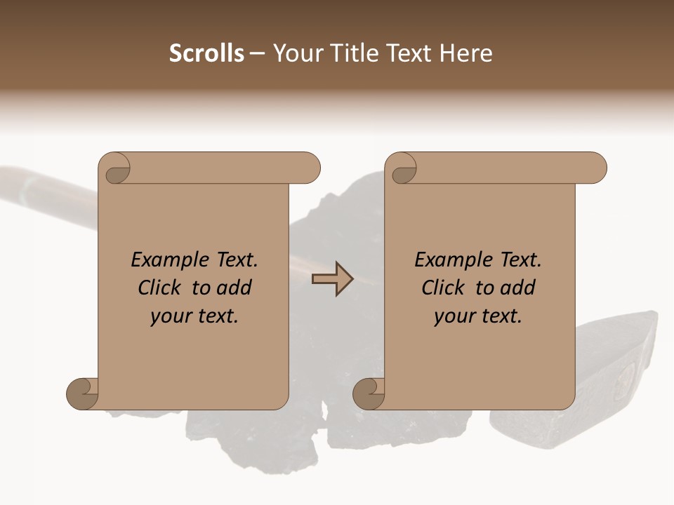 Mine Carbon Fuel PowerPoint Template