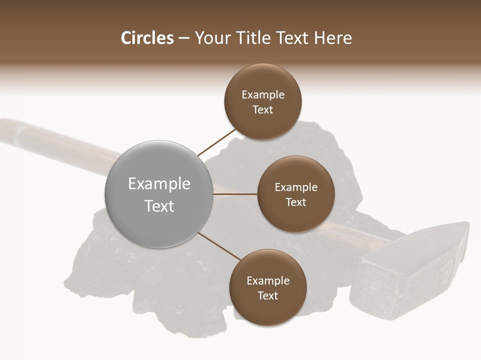 Mine Carbon Fuel PowerPoint Template