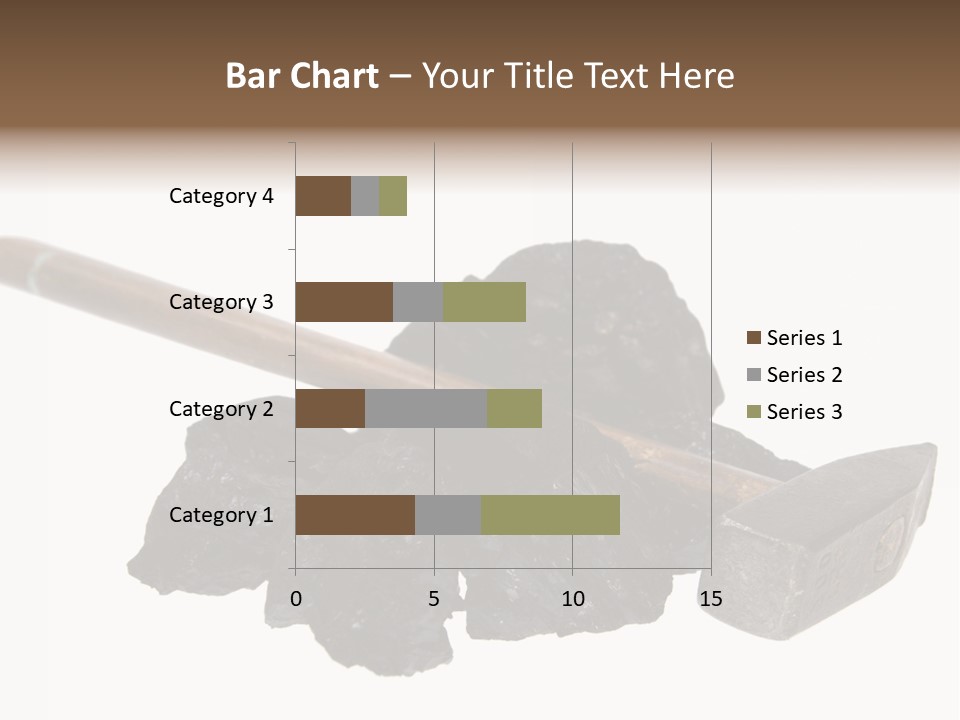 Mine Carbon Fuel PowerPoint Template
