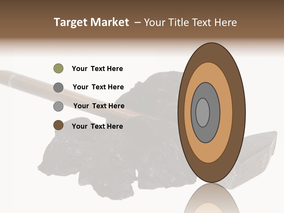 Mine Carbon Fuel PowerPoint Template