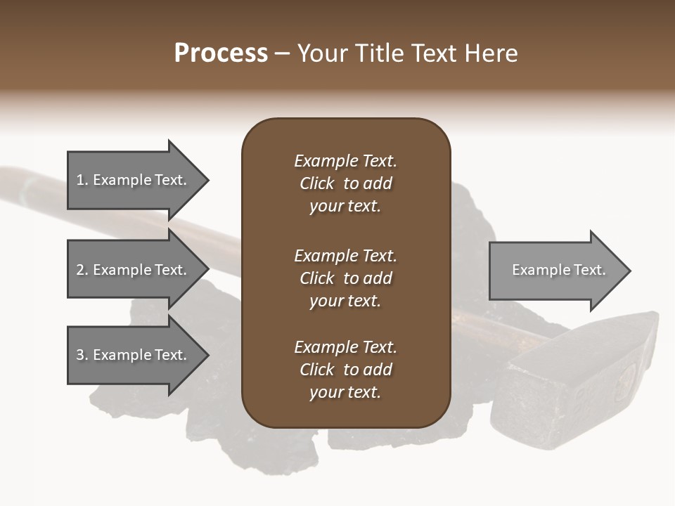 Mine Carbon Fuel PowerPoint Template