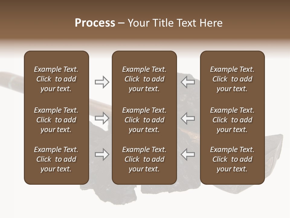 Mine Carbon Fuel PowerPoint Template