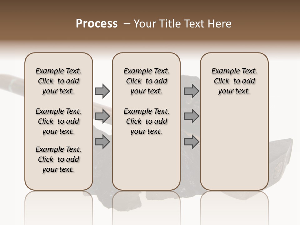 Mine Carbon Fuel PowerPoint Template