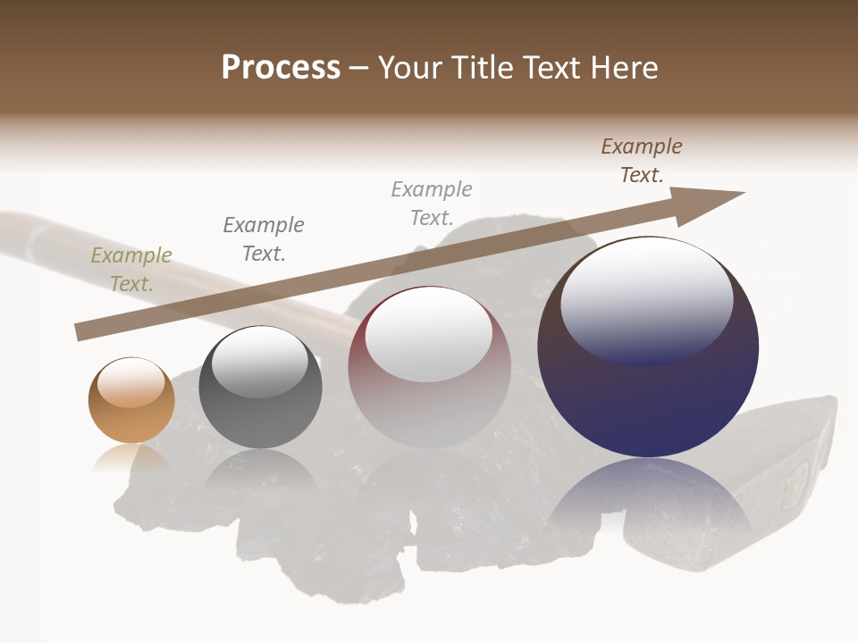 Mine Carbon Fuel PowerPoint Template