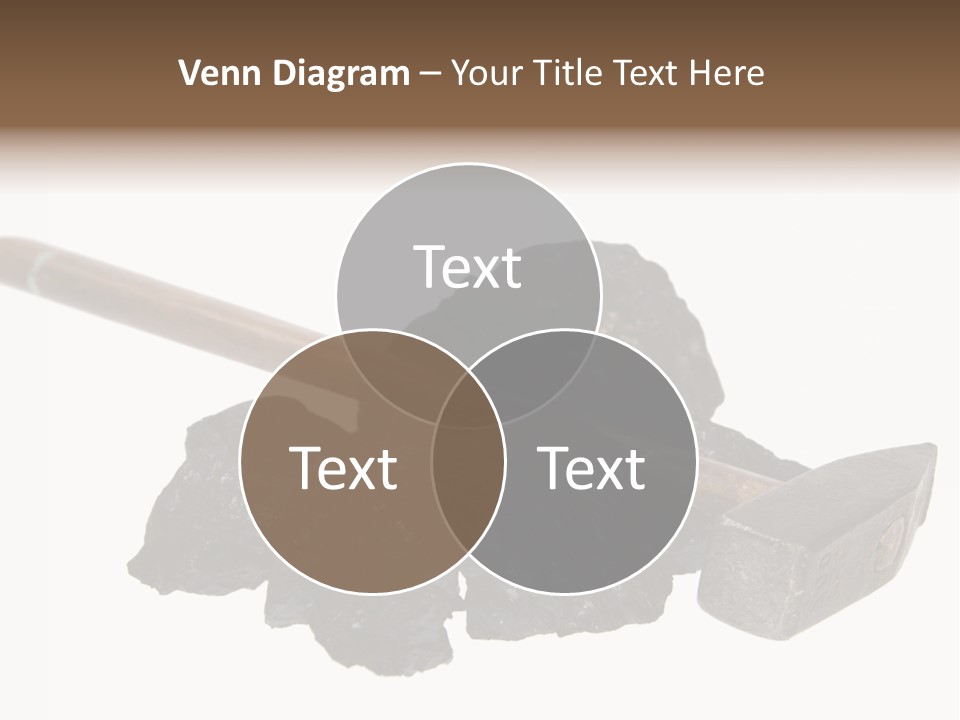 Mine Carbon Fuel PowerPoint Template