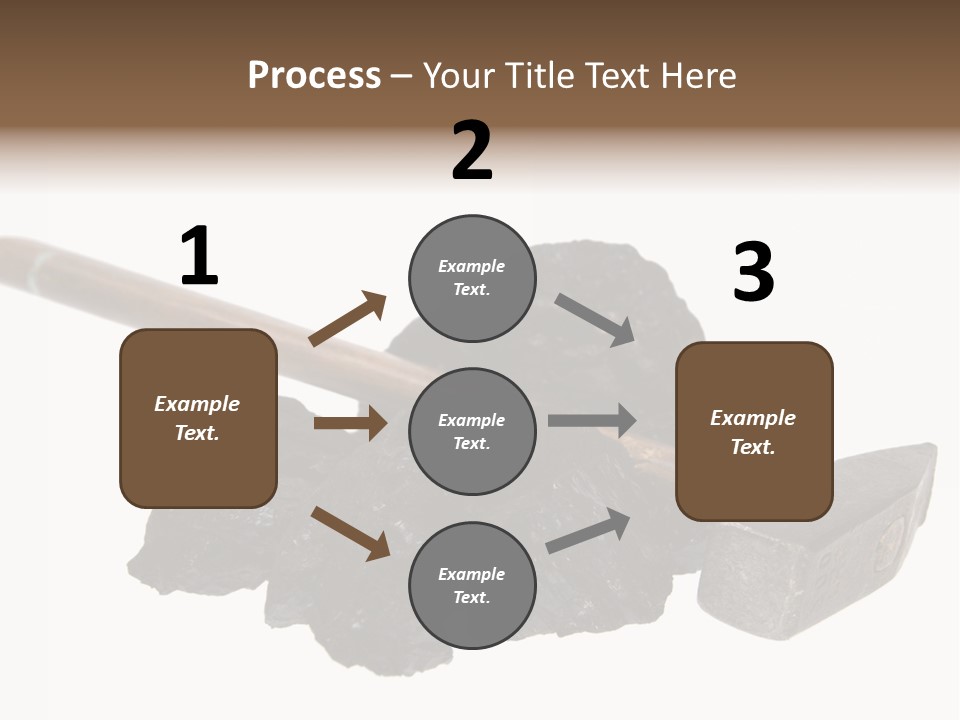 Mine Carbon Fuel PowerPoint Template