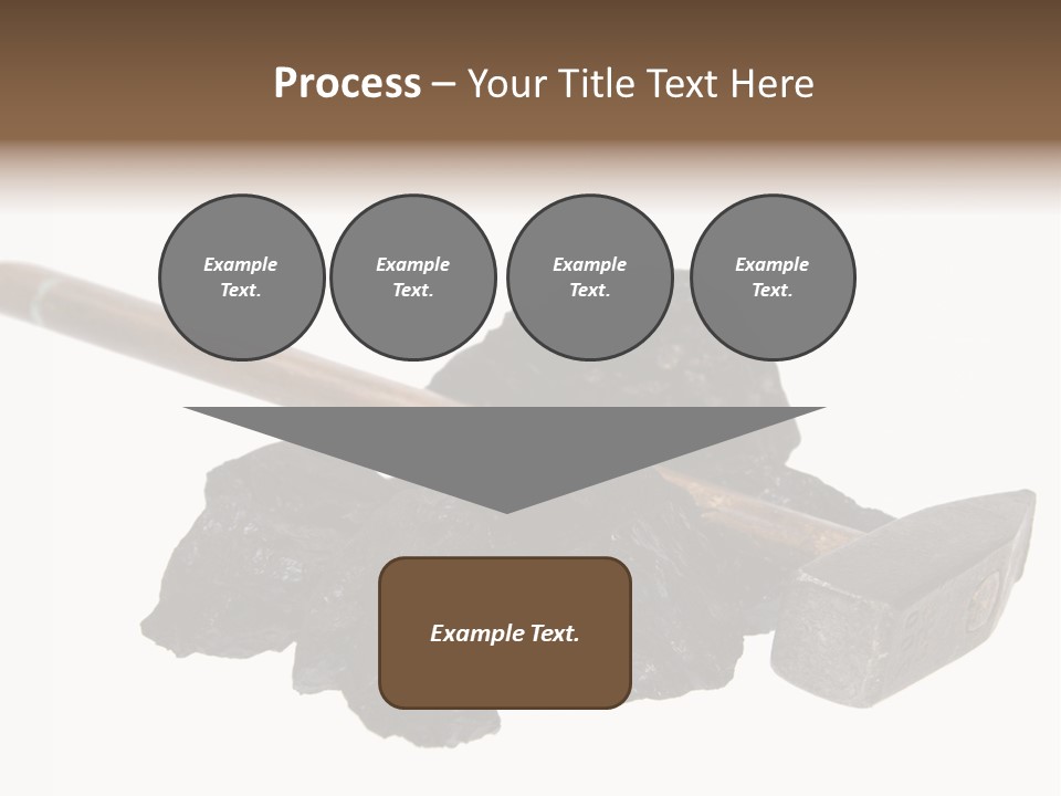 Mine Carbon Fuel PowerPoint Template