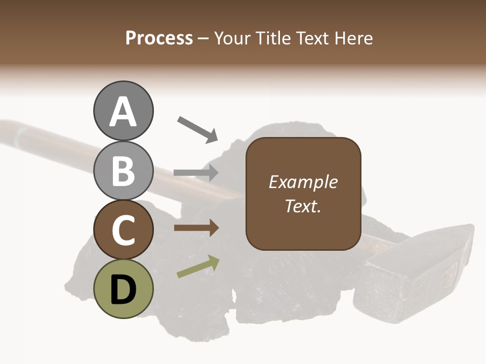 Mine Carbon Fuel PowerPoint Template