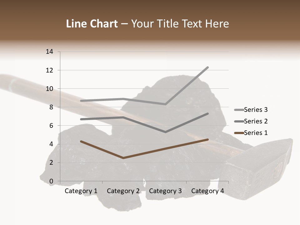 Mine Carbon Fuel PowerPoint Template