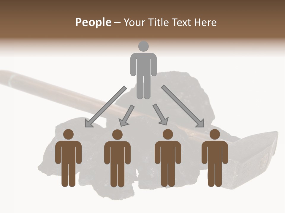 Mine Carbon Fuel PowerPoint Template