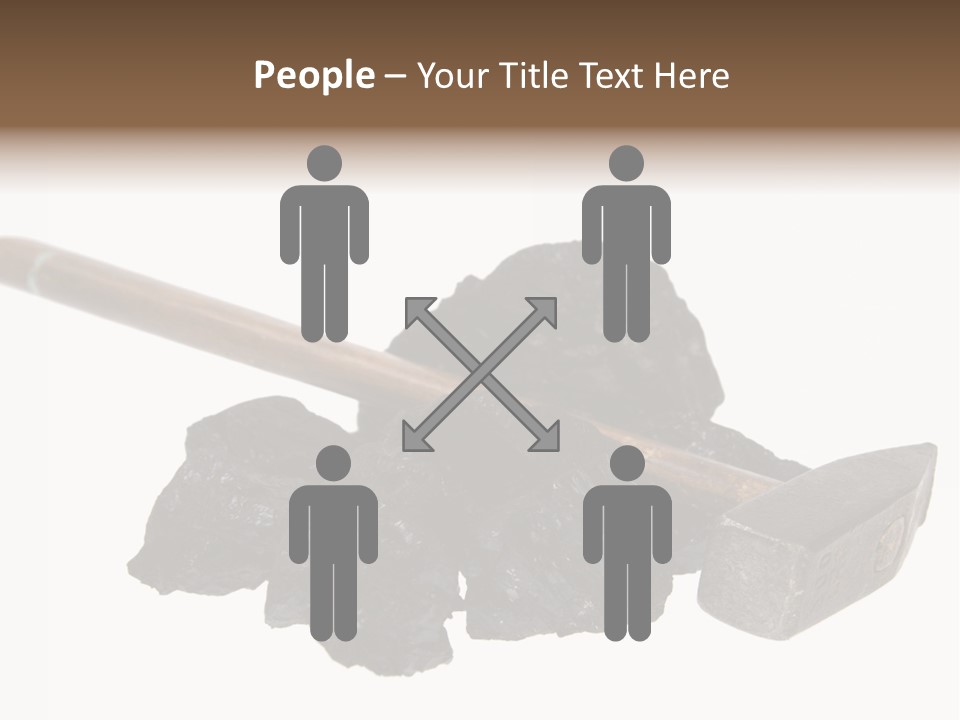 Mine Carbon Fuel PowerPoint Template