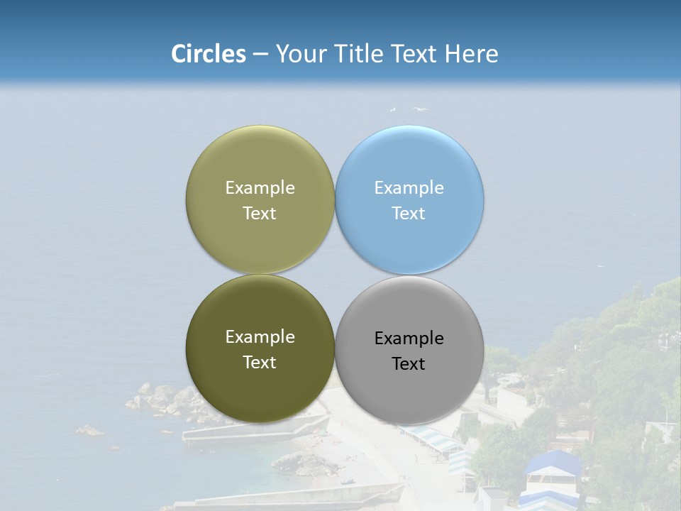 Stones Expanse Azure PowerPoint Template