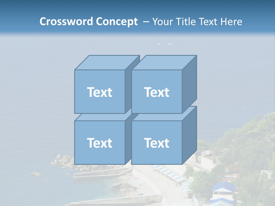 Stones Expanse Azure PowerPoint Template