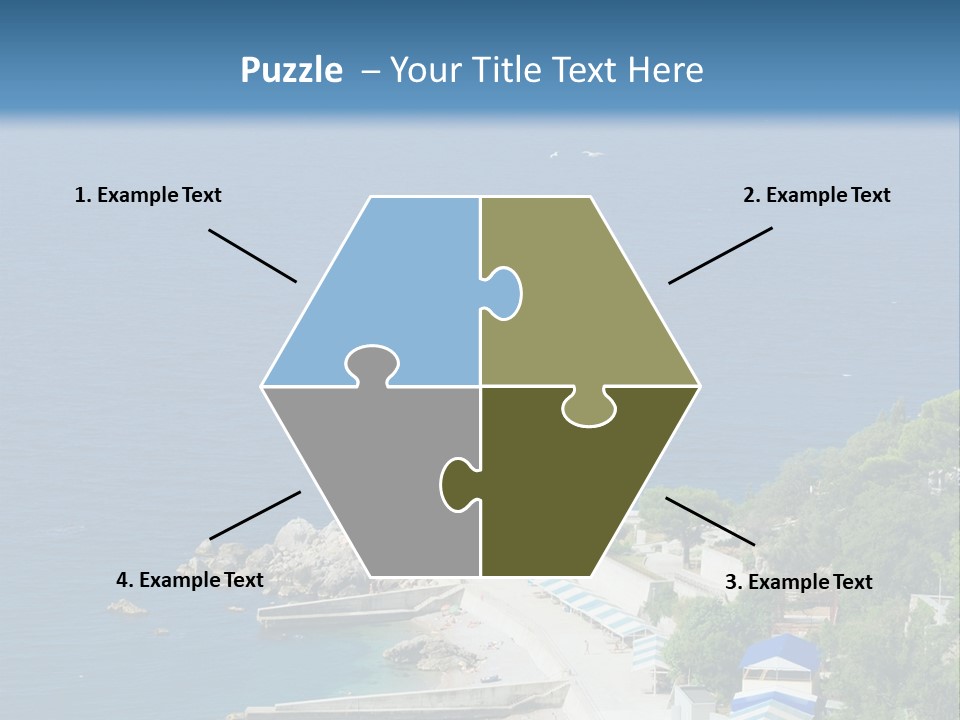 Stones Expanse Azure PowerPoint Template