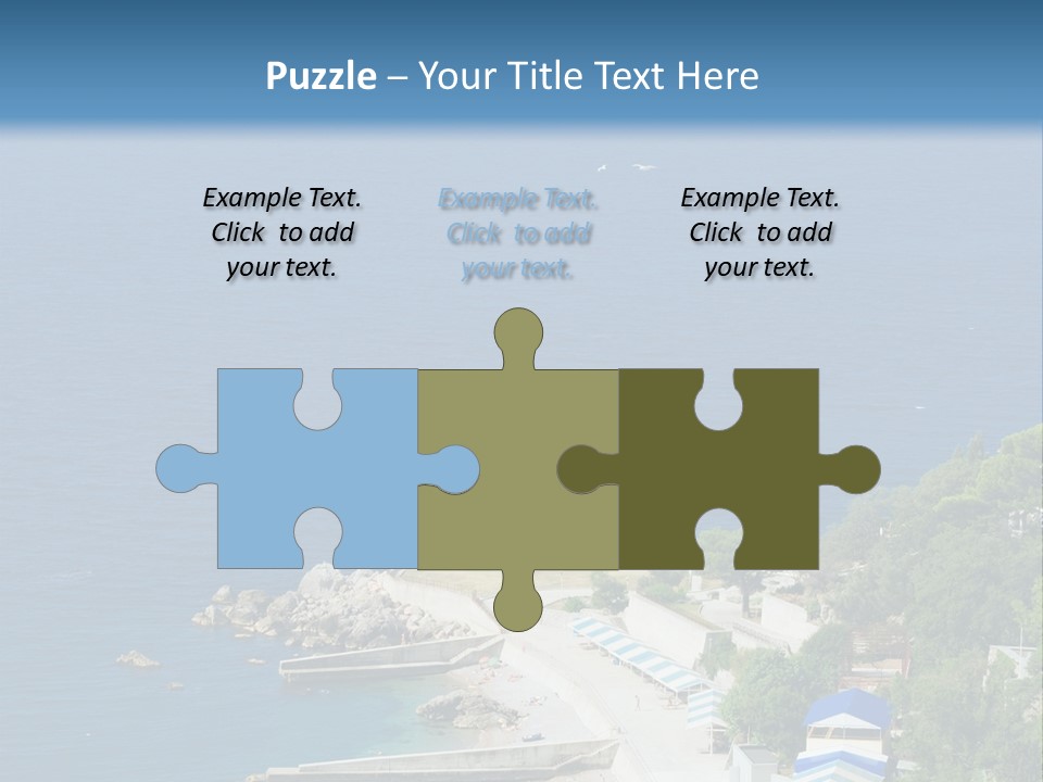 Stones Expanse Azure PowerPoint Template