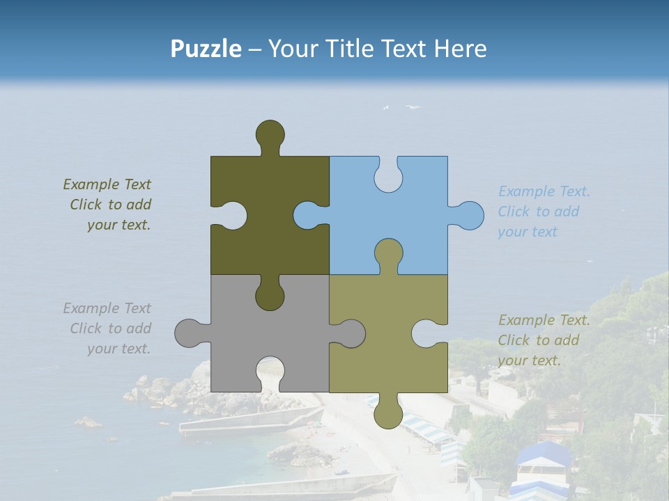 Stones Expanse Azure PowerPoint Template